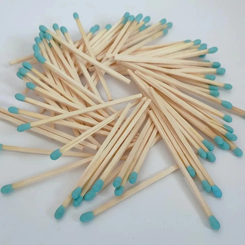 wooden wholesale colored tipped safety match box bottle candle custom logo bulk sticks printed fire extra long glass jar matches