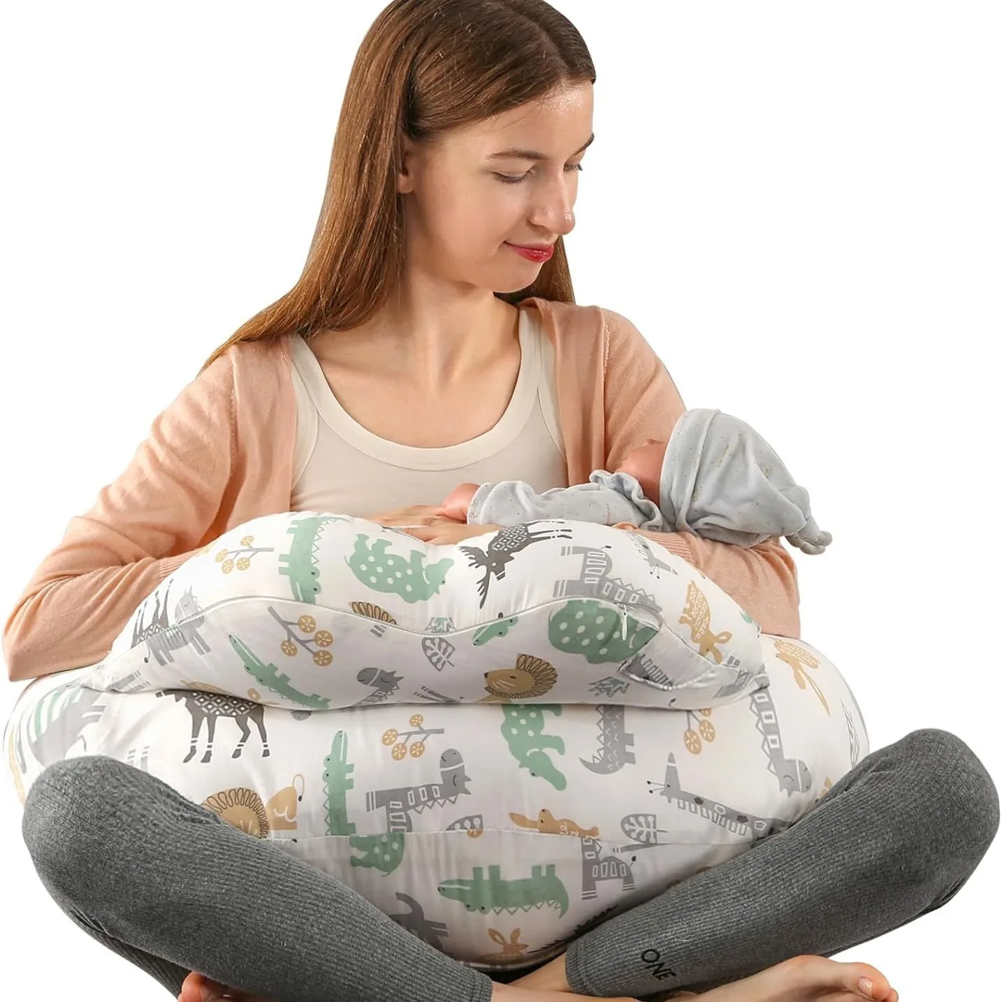 72X60cm Breastfeeding Nursing Feeding Pillows Washable Arm Nursing Breast Feeding Pillows
