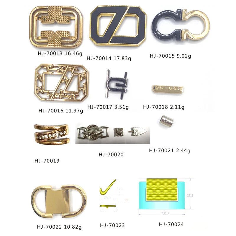 Wholesale buckles for shoes metal shoe buckle shoe buckles metal