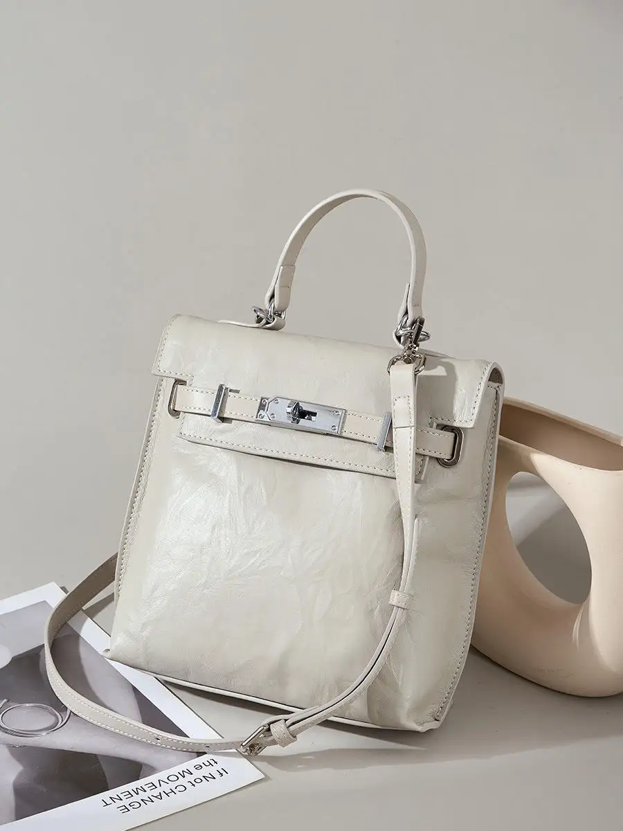 Crossbody shoulder handbag tote leather Underarm bags 2024 fashion Women ladies female messenger travel office shopping backpack