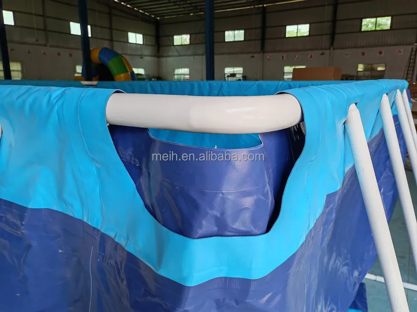 Hot sale high quality heavy duty commercial deep pool above ground metal frame swimming pool