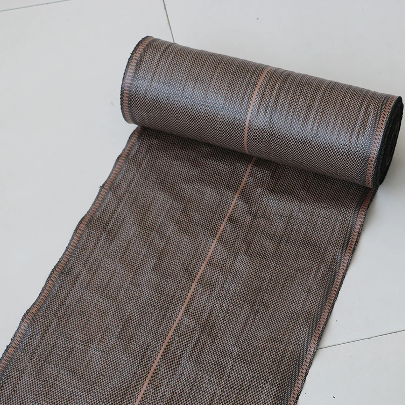 УФ-обработанная черно-коричневая ткань, сельскохозяйственный садовый коврик для борьбы с сорняками, барьерное покрытие, ткань для ландшафта