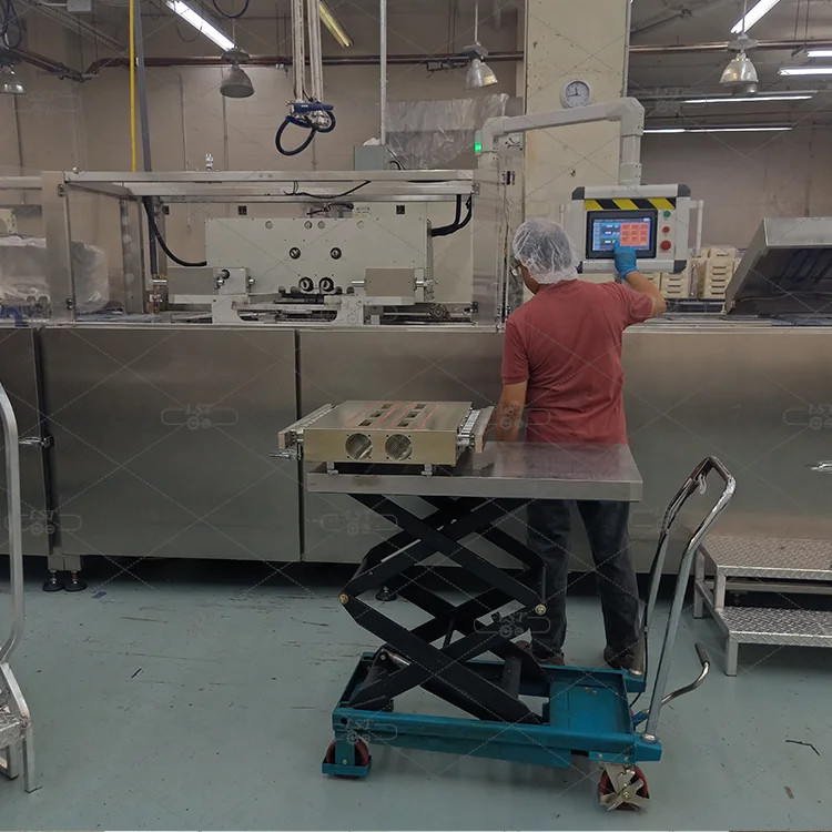 LST full automatic high capacity center filled chocolate production line