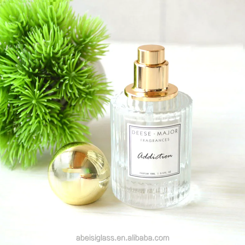 30ml 50ml Round Cylindertransparent Spray Glass Perfume Bottle