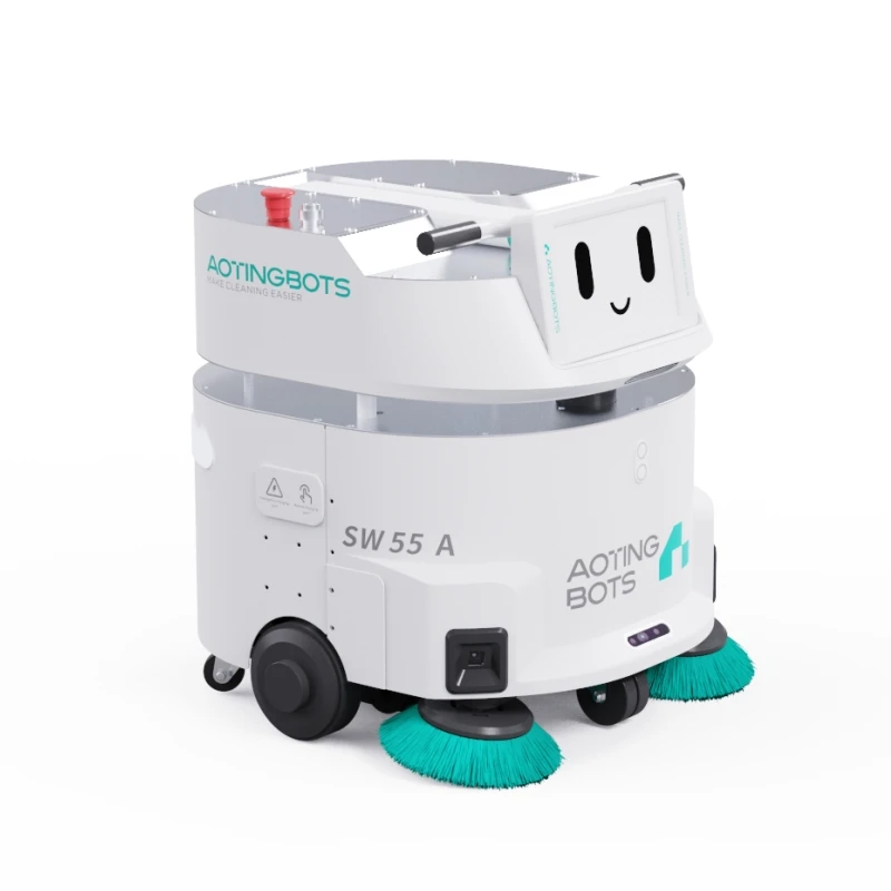 2024 Mi City New Commercial Electric Autonomous Sweeper Dust Cleaning AI Technology Robot floor Scrubber dryer