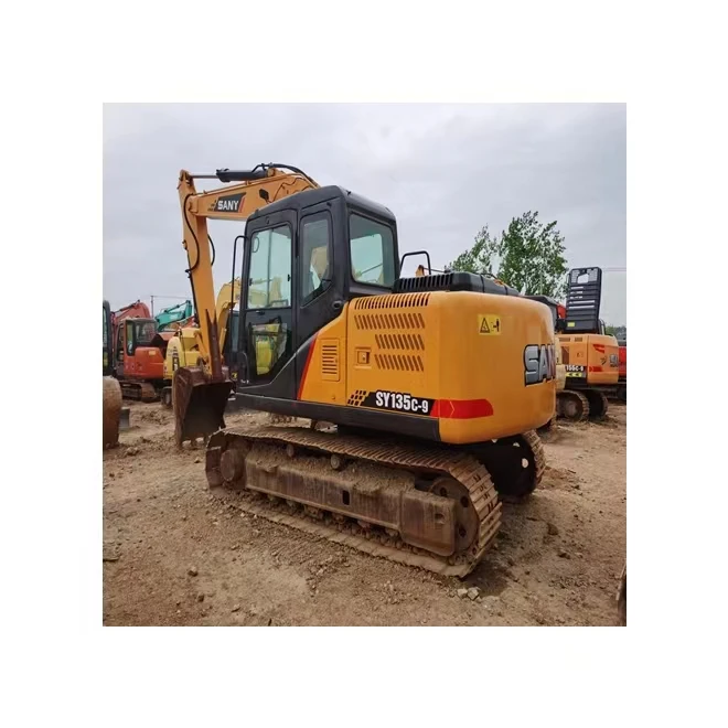Used Excavator for sale SANY SY135C 9 Hydraulic Crawler Used Digger Excavators 13.5 TONS Earth Moving Machine SY85C SY135C SY95C