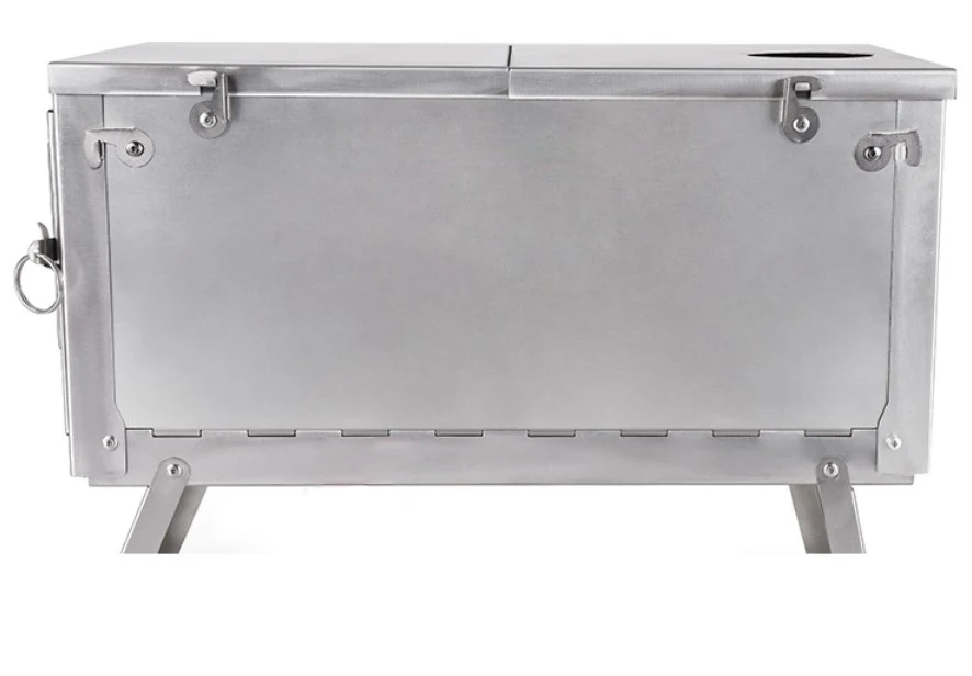 DANCHEL OUTDOOR Portable wood  burning titanium stoves barbecue grills for cooking boiling camping stove for tent backpa