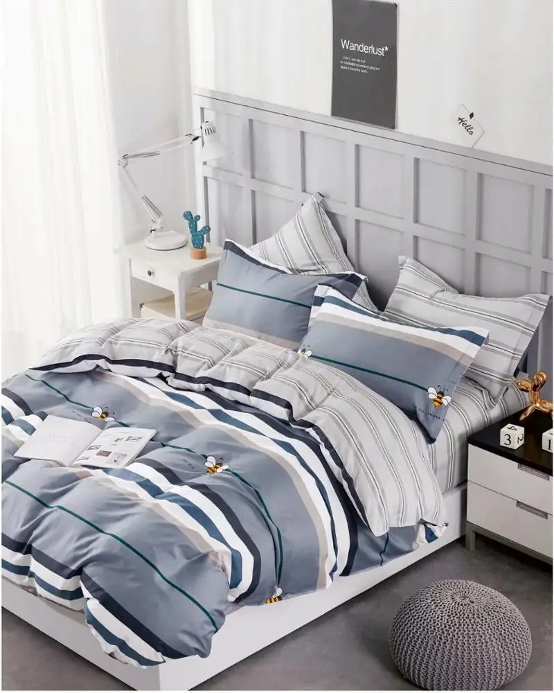 100% cotton twill printed kids bedding fabric