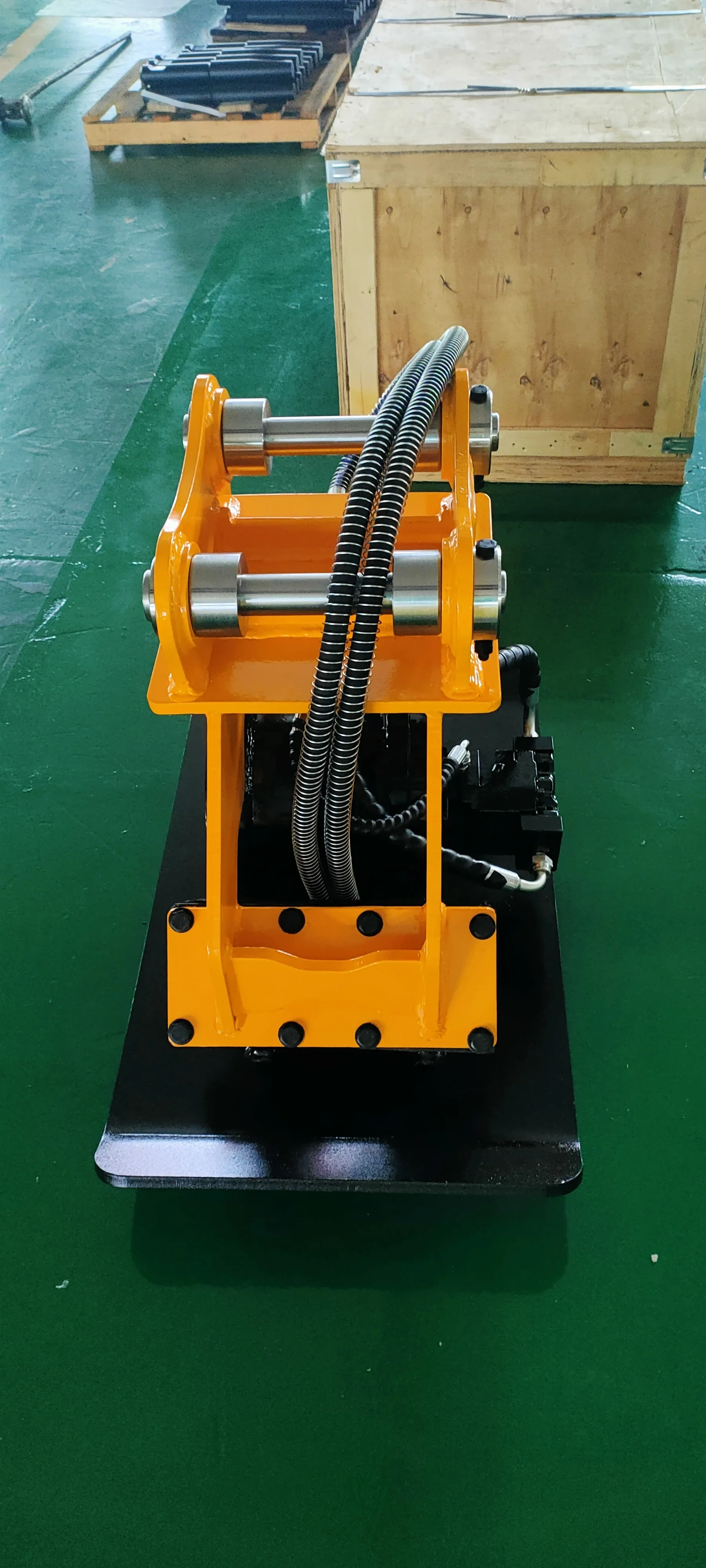 Excavator hydraulic vibrating plate compactor machine China earth compactor for sale