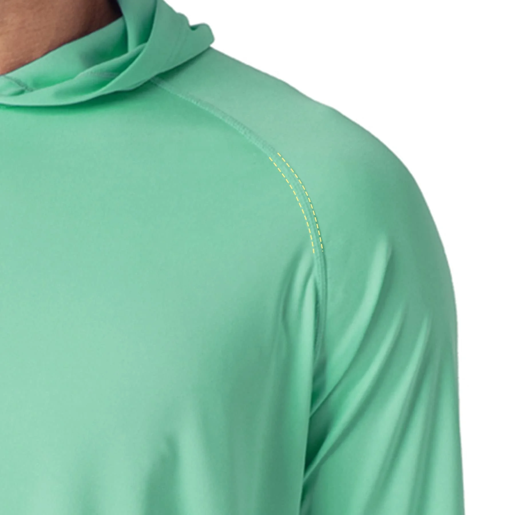 Custom Long Sleeve Light Green Design Surfing Suit Shirt Hoodies Sublimated Rash Vest Free Design Surf Mma Rash Guard