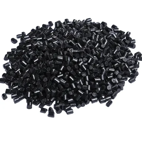 Anti Static PP Random Copolymer Granule Particle Lgf 30% PPR PS Resin Plastic Chip Black CF Conductive PP GF33