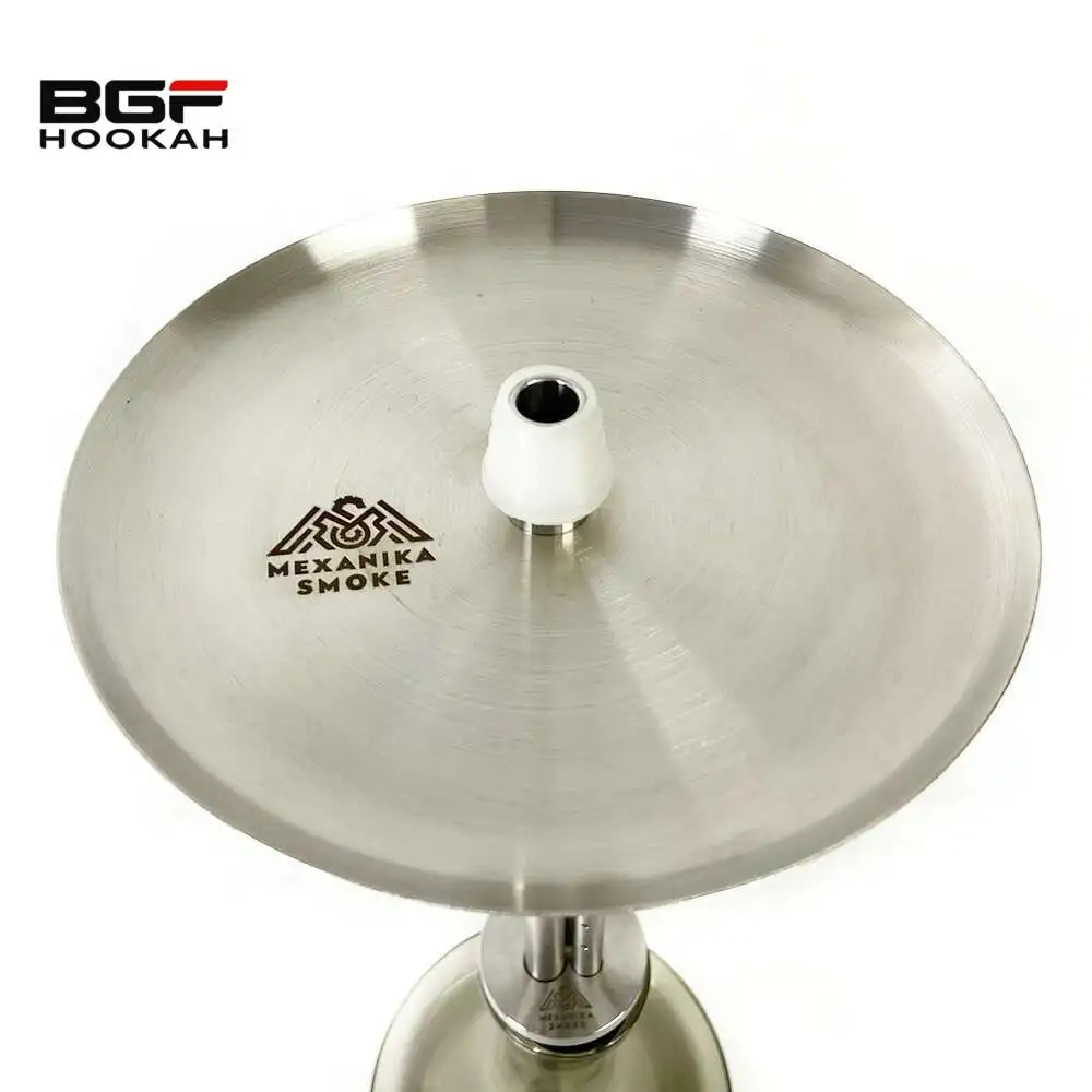 2023 Popular Style 58CM Mexanika Smoke Russian Steam Machine Wholesale Stainless Steel Hookah Shisha Without Bottle