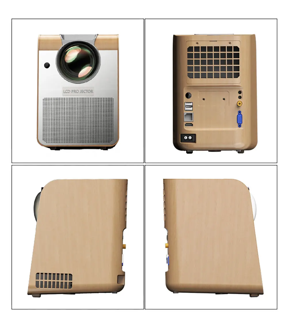 Домашний кинотеатр Full Hd Proyector поддержка 1080p Led 5000 люмен 3d проектор цифровые светодиодные проекторы