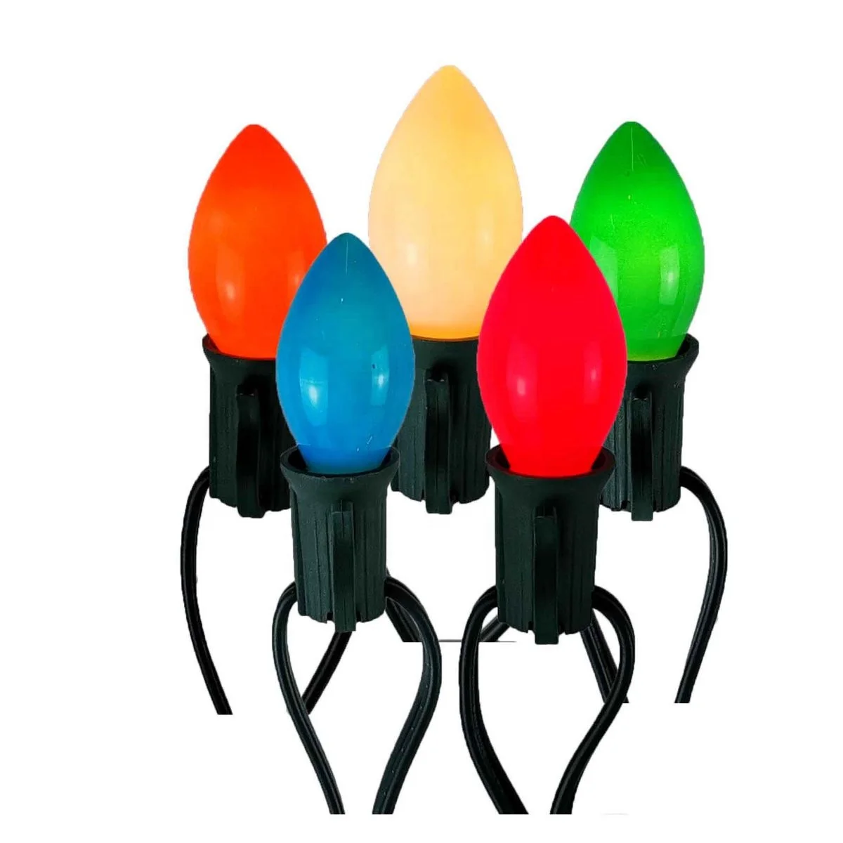 HQ 25LT C7 Light Set Ceramic Multi Bulb E12 Socket Christmas  Wholesale Wall Decoration Hanging  Garden Led Outdoor String Light