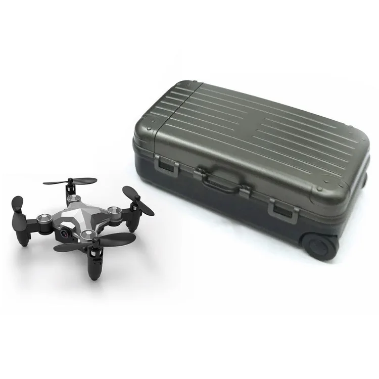 New design luggage controller 2.4G mini RC quadcopter WIFI video headless mode mini drones with camera