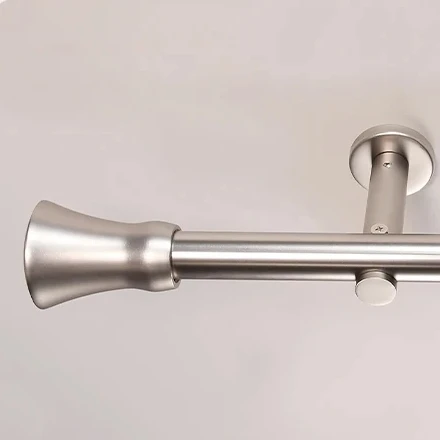 Manufacturers Modern Metal Curtain Pole,Living Room Window Decoration Metal Curtain Rods Sets