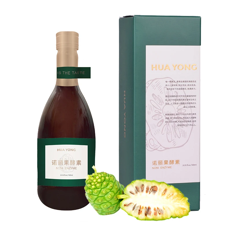 Hainan huayong sinonovase 500 мл/бутылка нони фруктовый фермент нори фруктовый сок оптом