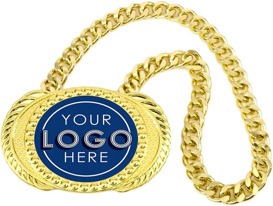 Custom Medal Necklace Football Belt Trophy Champ Award Winner Prize Trophy Award Necklace For  Baseball Basketball Softball