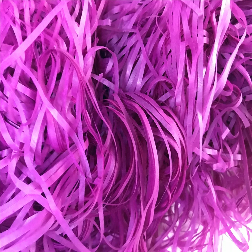 Crinkle Black Color Cut Shredded Tissue Paper Filler small cut cotton tissue kraft crinkle white shredded paper