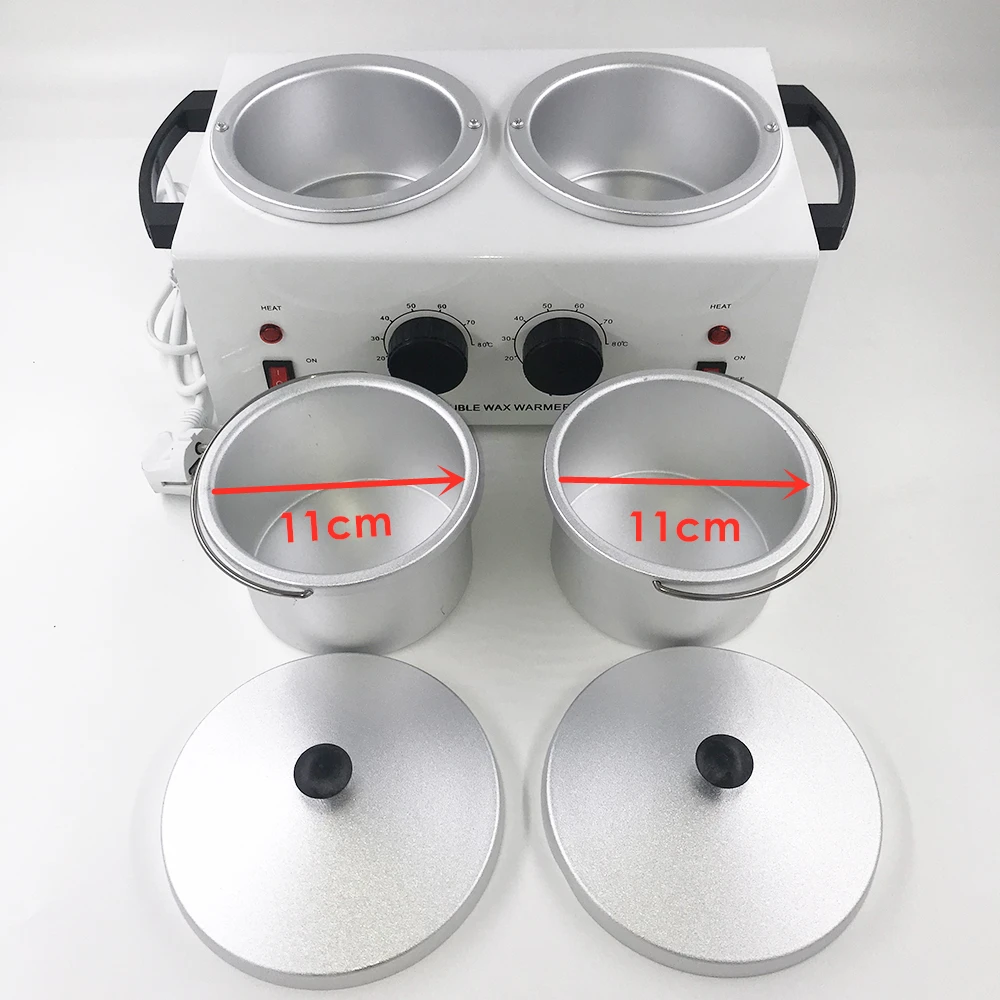 Factory Supply 100W Double Skin Care Tools Wax Heater Hair Removal Electric Depilation Waxing Machine