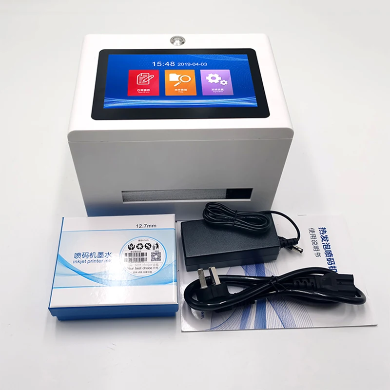 Карманный струйный принтер L3 с датой выпуклой печати на поверхности QR-кодом номер партии настольный