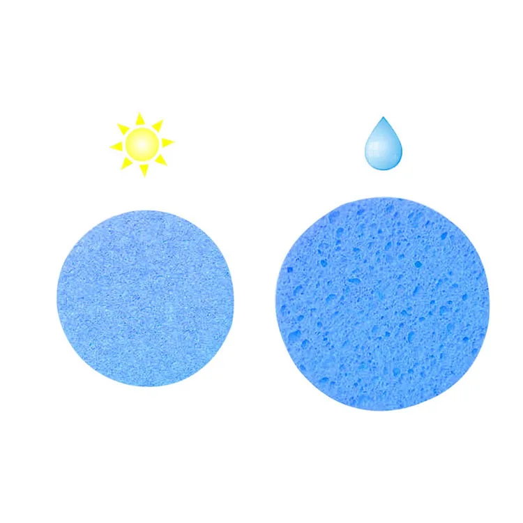 Topeco Hot Selling Products 2022 Washing Face Disposable Buff Puff Sponges For Cleansing Facial Sponges Exfoliating