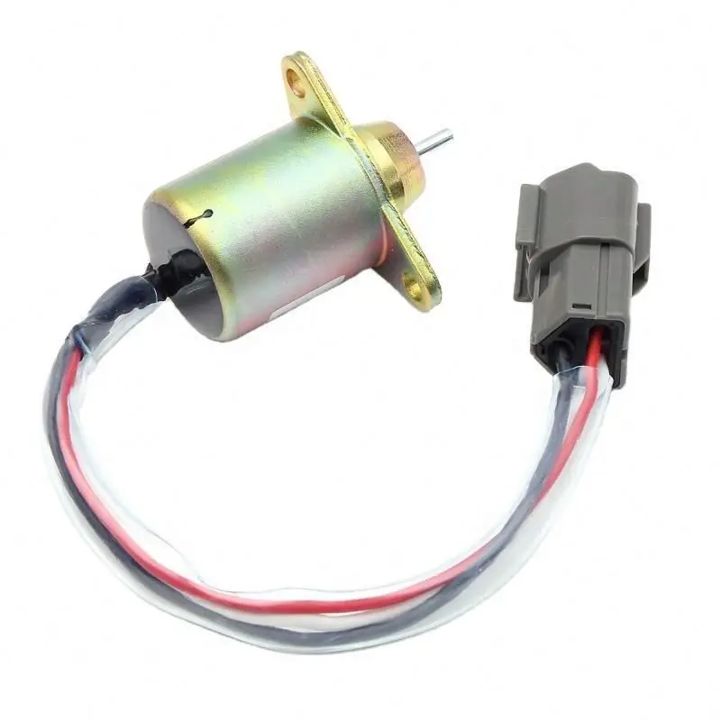 New Fuel Shutdown Shut Off 4Tnv98 4Tnv94 12V Hydraulic 119653 77 Stop Solenoid 119653- 77950 For Yanmar Engine Spare Parts
