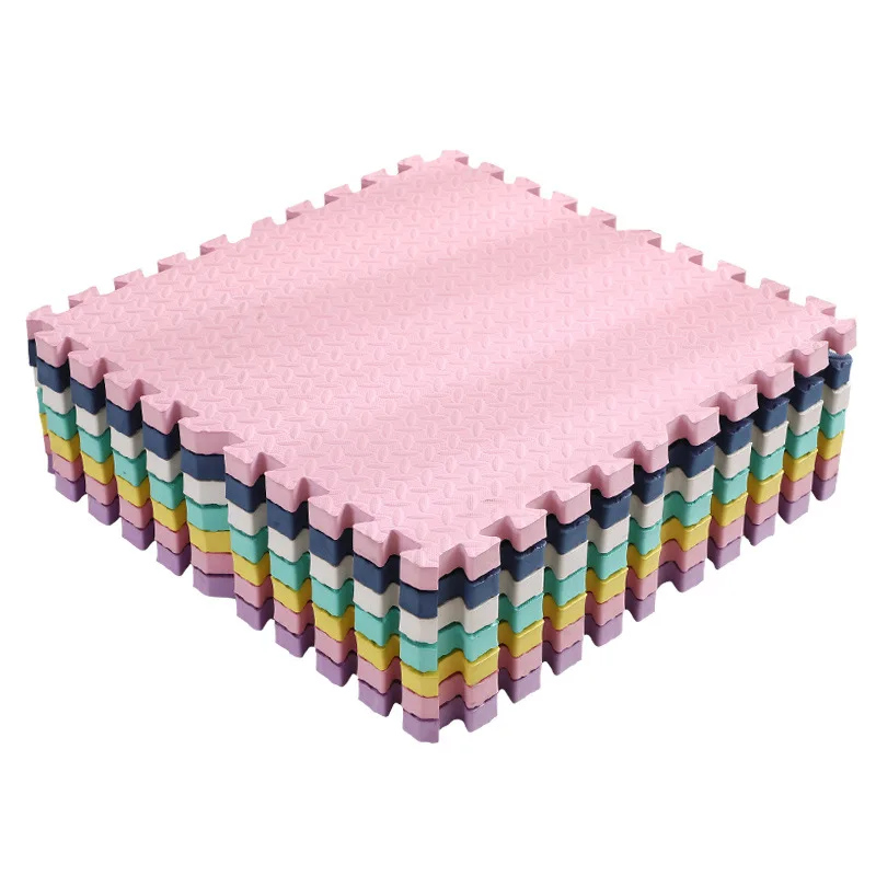 Hot Sell 2.5cm Thicken 60*60cm 30*30cm Waterproof Tooth Guard Edging EVA PE Foam Baby Puzzle Floor Play Mat
