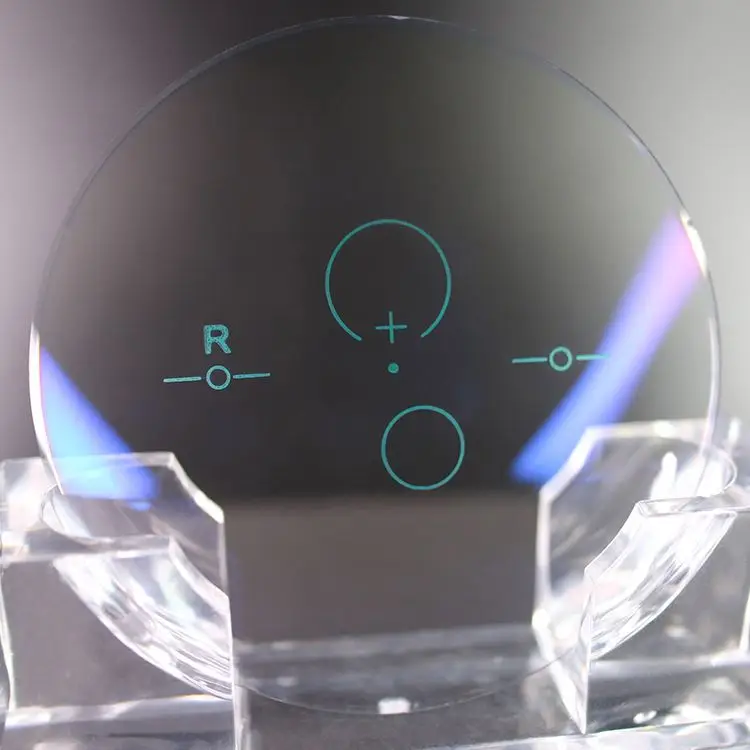 Customized UV 420 Resin Optical Lens Myopia Hyperopia Anti Blue Ray 1.74 Index Optical Progressive Hmc Lens