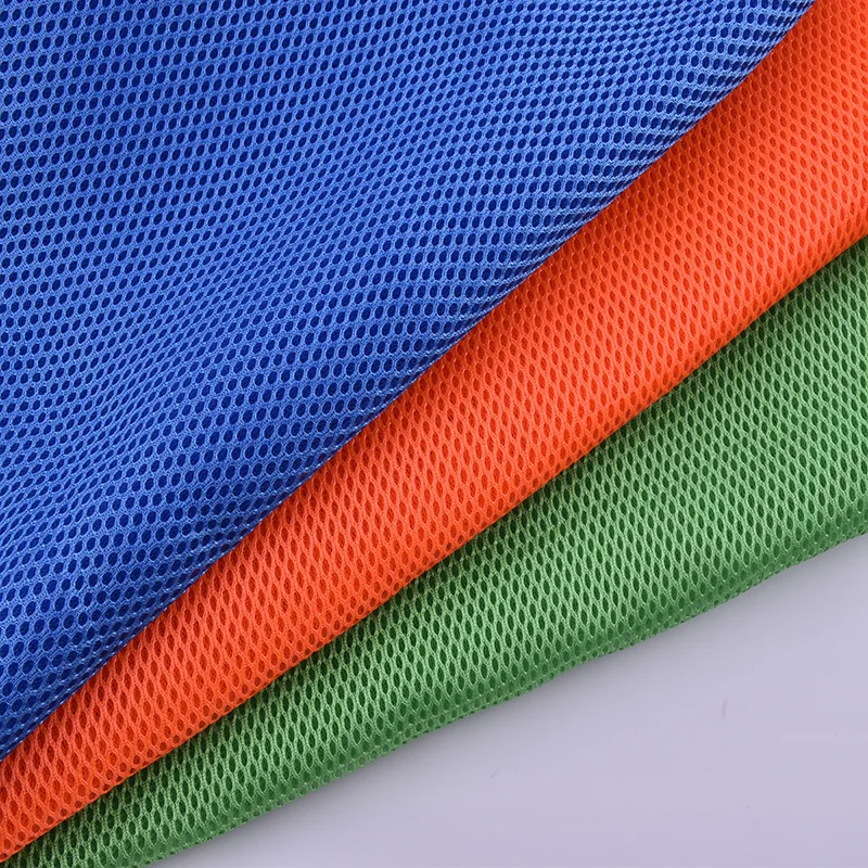 3d Air Bird Eye Thick Mesh Fabric Sports Athletic Mesh Knit Fabric for Sportswear/Shorts/Office Chair