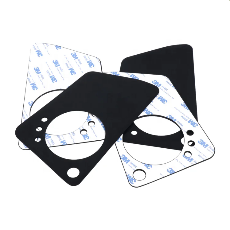 Custom Self Adhesive Silicone Rubber Sheet Backed Silicone Pad