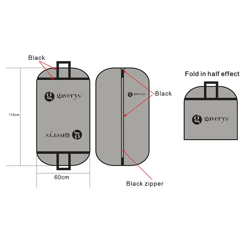 Custom Logo Printed Eco Friendly Ziplock Clear Garment Packaging Bag Recycled Garment Bags