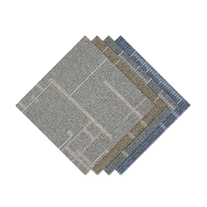 100% нейлоновая плитка ковер китайский новый год Современная коричневая петля ворсовая квадратная Коммерческая офисная