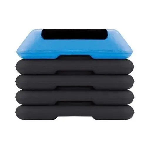 Hot selling fitness plastic aerobic cardio training Square Portable Adjustable Mini aerobic step