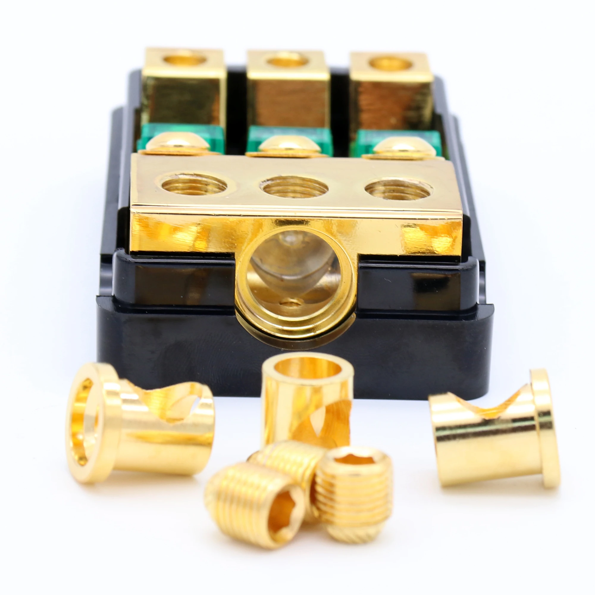 Держатель предохранителя 0/2/4 Калибр до 4/8 Калибр для автомобильного аудио с 60A MANL предохранитель 3 способа