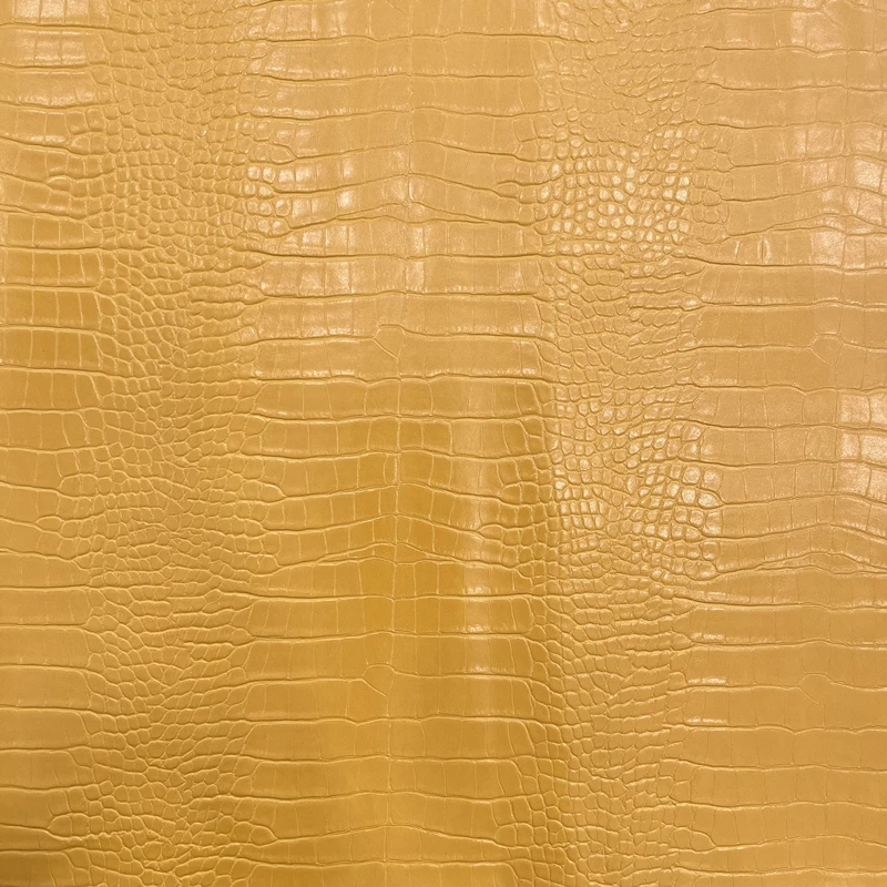 Оптовая продажа Водонепроницаемая ПВХ крокодиловая кожа с тиснением крокодиловой кожи искусственная для сумки