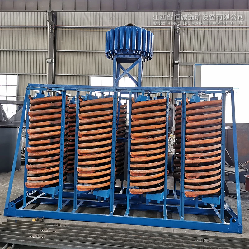 Lumpy Chrome Ore Processing Equipment chrome wash plant 5LL-1200 Spiral Chute Machine
