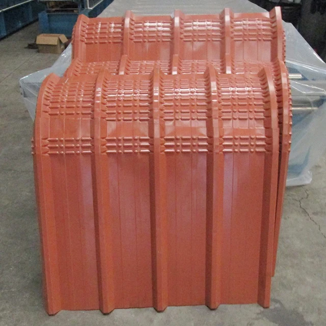 High quality automatic metal roof panel crimp curving roll forming machine China