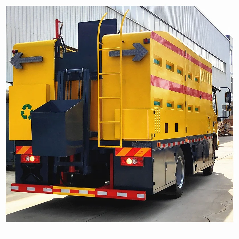 Asphalt recycle truck  bitumen mixing equipment for road repair pavement maintenance road pothole patching