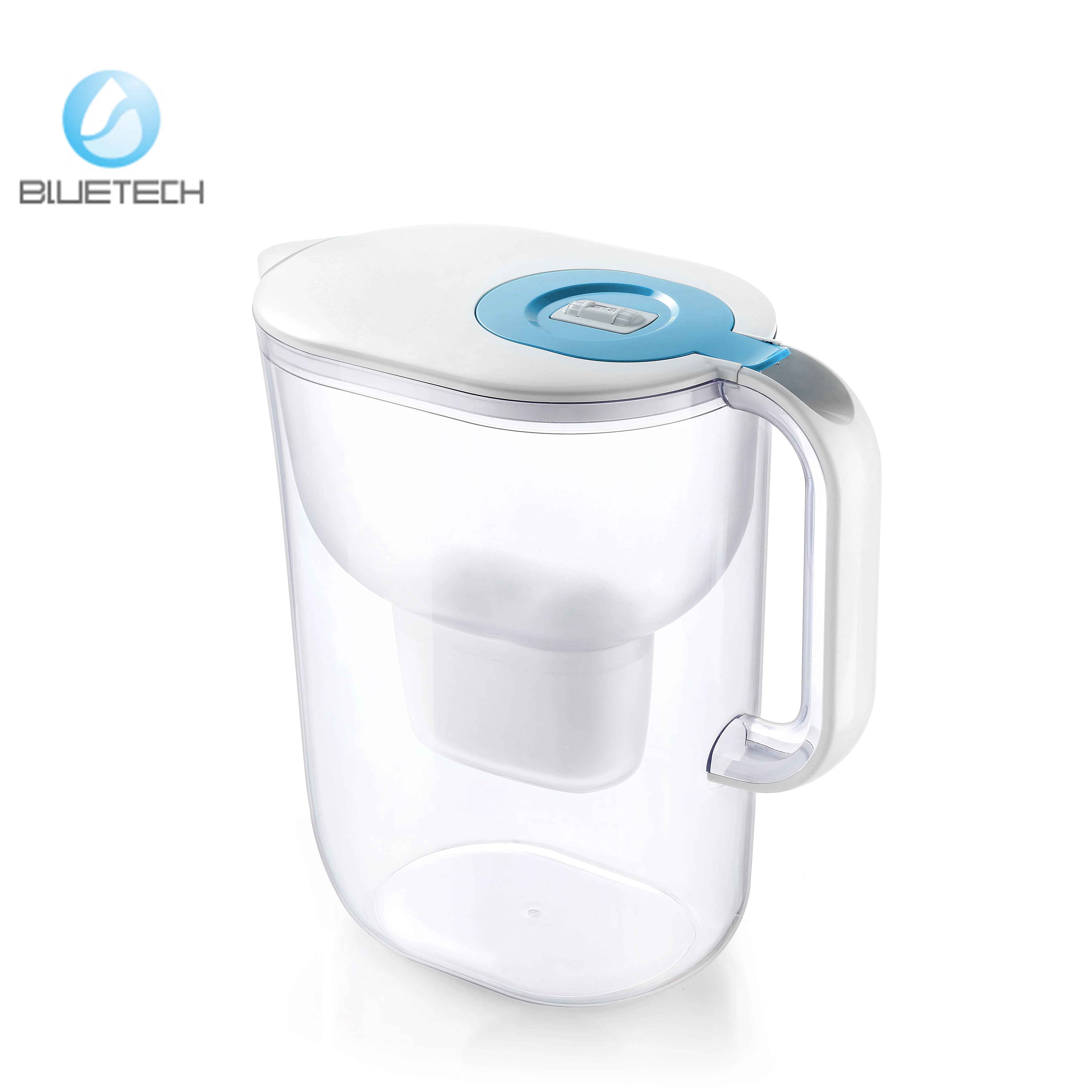 Bluetech Violet Gym Gallon Water Jug Bottle Sports Coconut Water Filter 3 Stage Stainless Steel Water Filter
