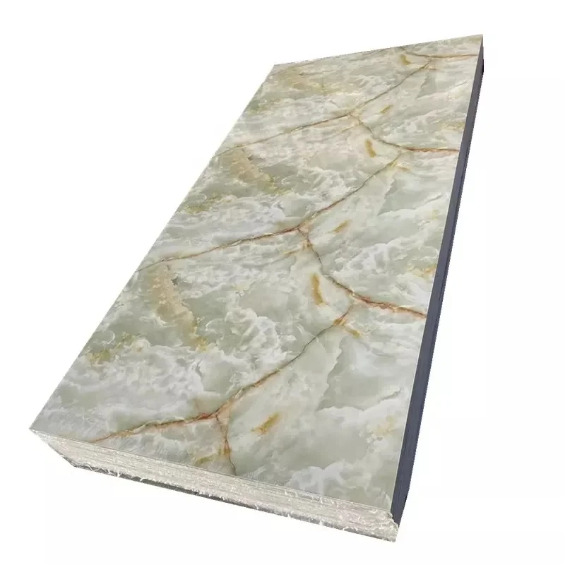 Competitive Price Various Textures Background Wall Decor Marble Sheet/ Panel Bamboo Charcoal  Board For Interior Decoration