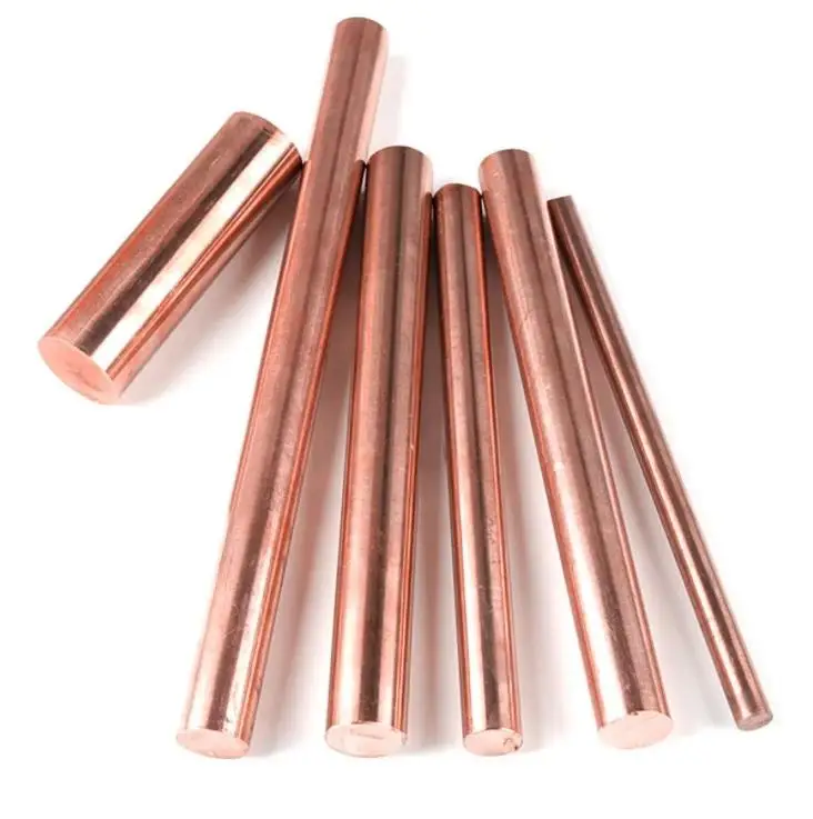 99.9% 99.99% 99.95% Pure Copper Rod Round Brass Copper Bar