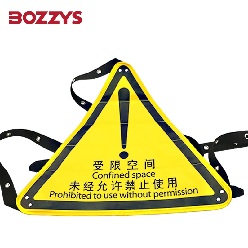 Adjustable limit access to a manhole Confined Space Covers with Safety Warning Restricted space, no access