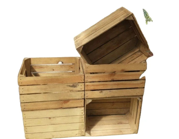Beautiful Wooden Crates Storage Box Fruit Crates Box Shabby Chic