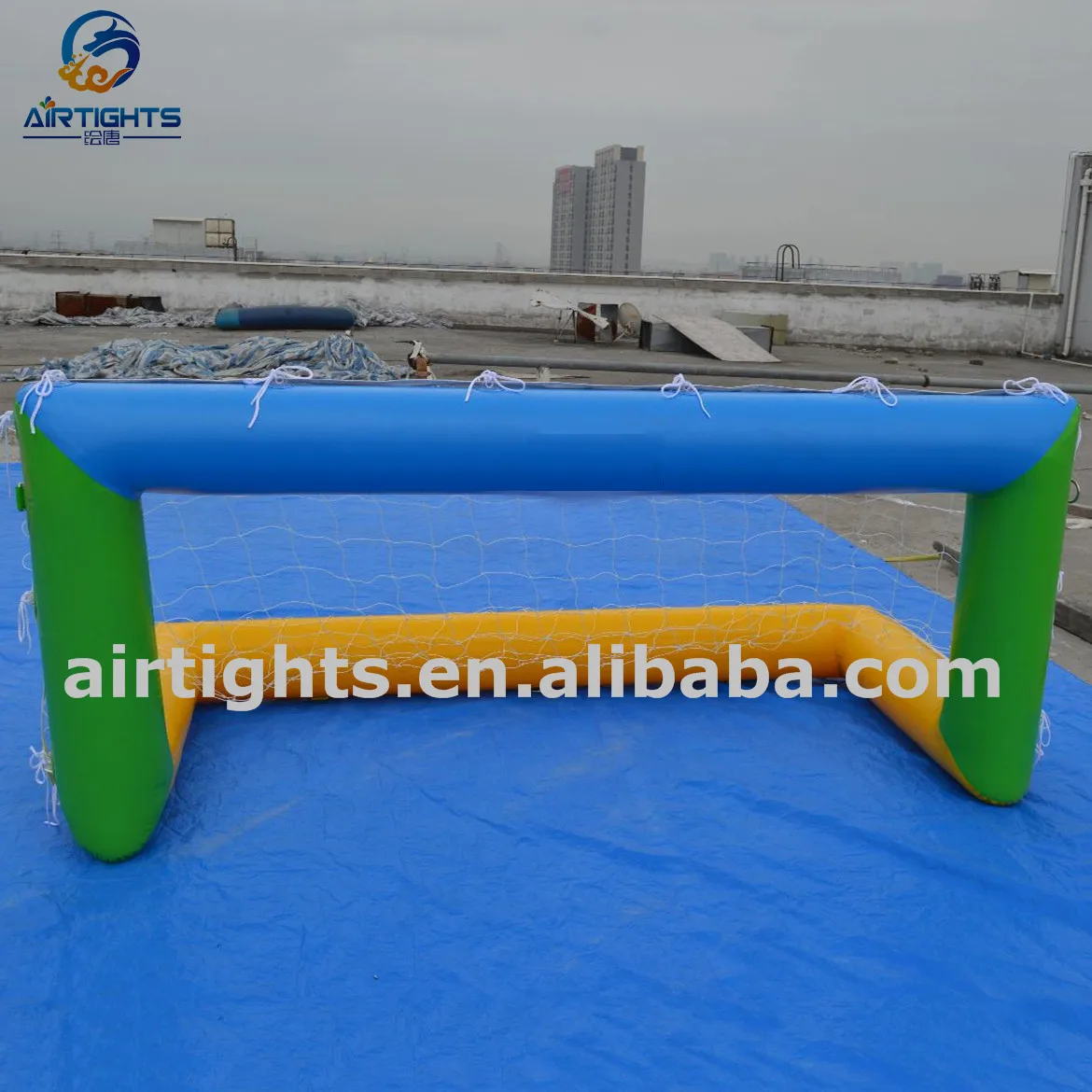 Airtight Floating Inflatable Water Polo Goal