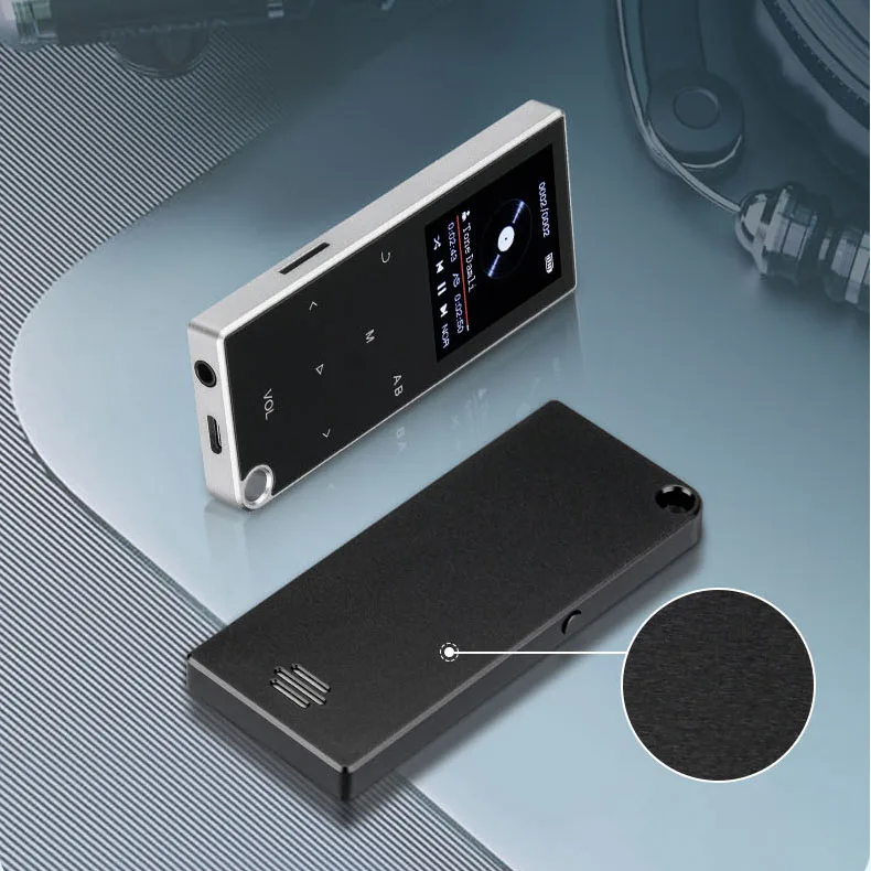 OEM hot sell digital  wireless b t 5.0  audio video mini MP3 MP4 music Player 8GB with screen