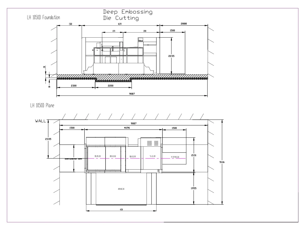 1050 Best Quality Best Price Fully Automatic Embossing Die Cutting Press Cut Machine Automatic Flat Bed Die Cutting Machine