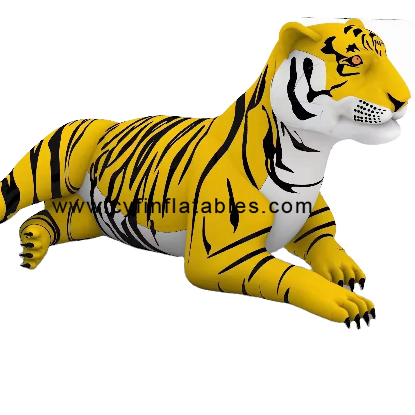 led light Outdoor giant inflatable tiger model cartoon inflatable animal cartoon for sale