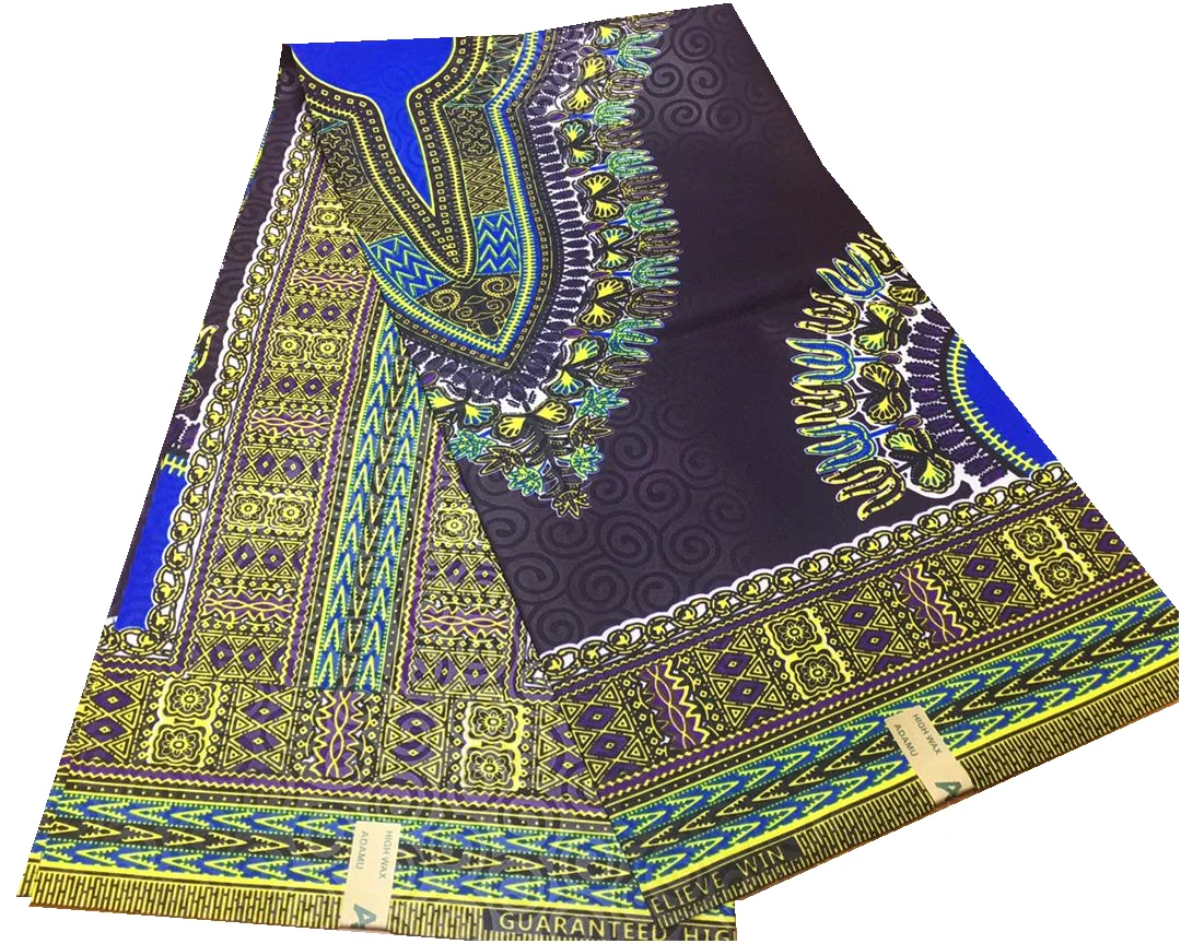 wholesale high quality 100% polyester wax fabrics African ankara fabric dashiki for guinea
