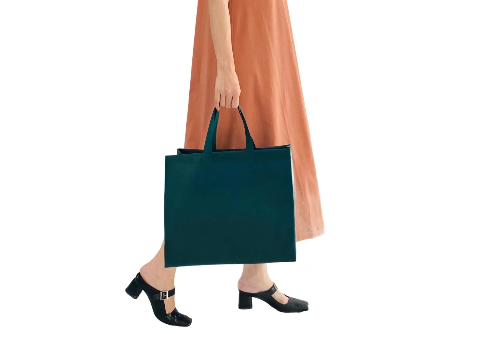 Eco-friendly box bag Vietnam manufacturer customized color nonwoven fabric raw material best selling